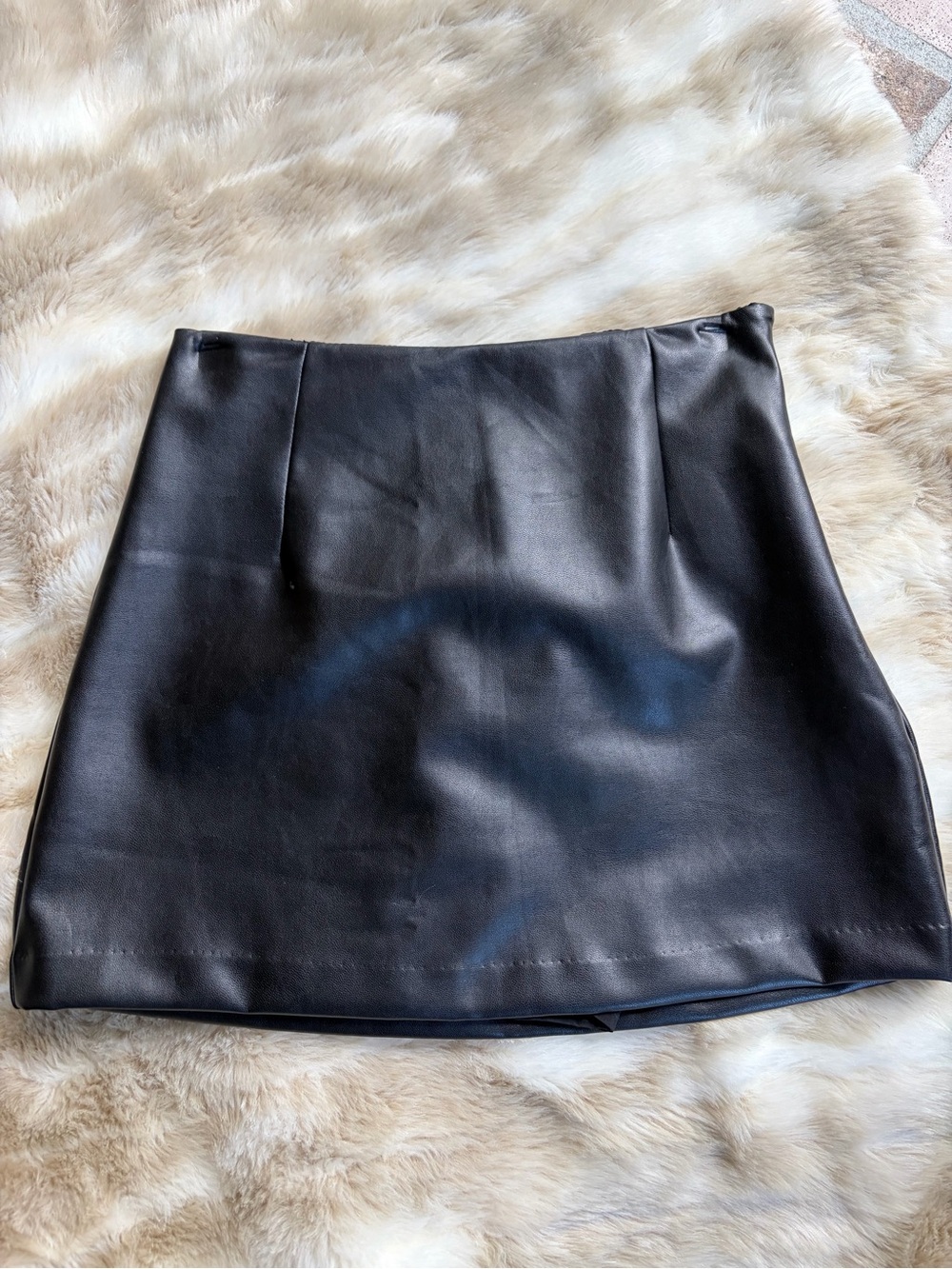 Abercrombie & Fitch Vegan Leather Skort
